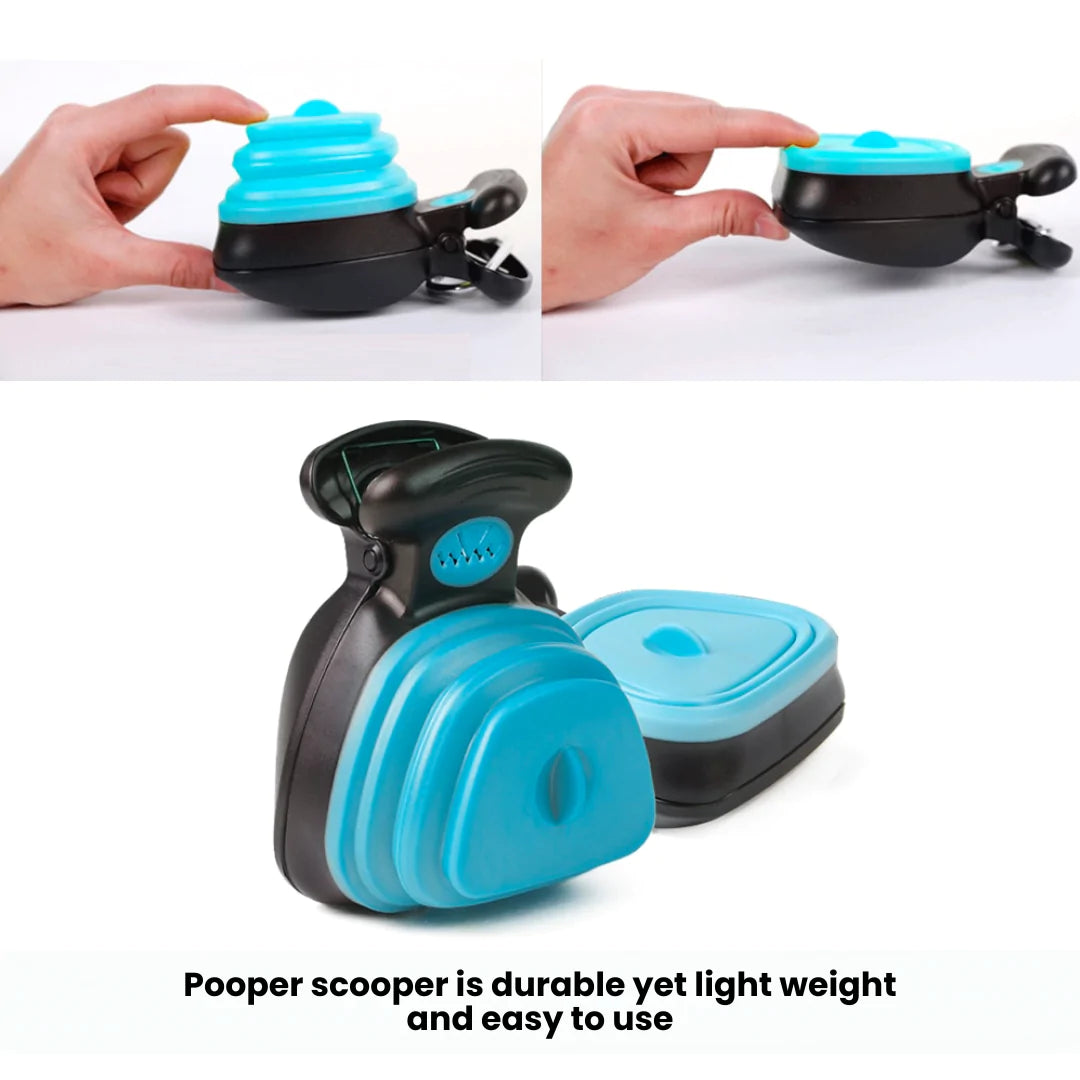 Dog Pooper Scooper with Disposable Bags